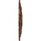 Ekena Millwork Riley Medallion (Canopies up to 4 5/8"), 18"OD x 3 1/2"ID x 1 1/2"P, Burnished Mahogany Crackle CM18RLBMC - alternate 3